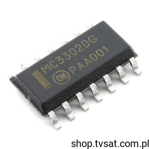 [50szt] MC3302DR2G SC3302DR2G Quad Comparators SMD-SO14 ONSEMI