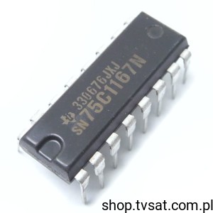 [10szt] SN75C1167N Dual Differential Driver DIP16 TI 
