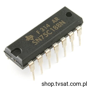 [50szt] SN75C188N Quad Line Driver RS232 DIP14 TI 