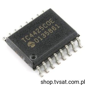 [3szt] TC4425COE MOSFET gate driver 3A SMD-SO16 MICROCHIP