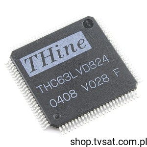 [3pcs] THC63LVD824 LVDS Dual Receiver SMD-QFP100 THINE