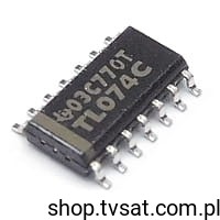[50szt] TL074CDR Quad J-FET Amplifier SMD-SO14 TI 
