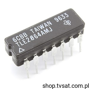 [3szt] TLE2064AMJ Quad J-FET Operational Amplifier DIP14C TI 