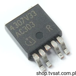 [20pcs] TLE4307D-V33 LDO 3.3V 0.8A SMD-DPAK-5 INFINEON