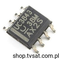 [10pcs] UC3843D8TR 30V 1A Mode PWM Controller SMD-SO8 TI 
