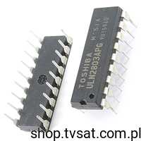 [1szt] ULN2803APG Octal Transistor Driver DIP18 TOSHIBA