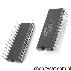 [3szt] UPD43256AC-10L SRAM 256kBit 85ns DIP28 NEC