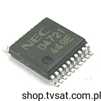 [10szt] UPD4721GS RS232 Line Driver Receiver SMD-SSOP20 NEC