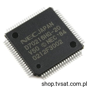 [2pcs] UPD70216HGK-20 MCU 16-Bit V50 SMD-QFP80 NEC