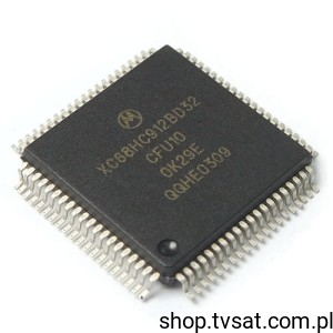 [5szt] XC68HC912BD32CFU10 XC68HC912BD32CFUR2 MCU 32kB FLASH SMD-QFP80 MOTOROLA