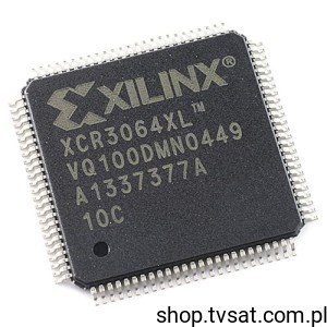 [1pc] XCR3064XL-10VQ100C CPLD SMD-VQFP100 XILINX BULK