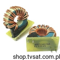 [40szt] 40071148170/A Coil 10uH DoubleToroidal THT ELY