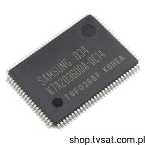 [2pcs] K7A203600A-QC14 2MBit SRAM Memory SMD-TQFP100 SAMSUNG