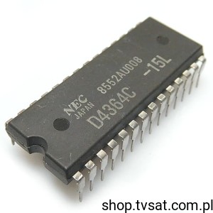 [4szt] UPD4364C-15L SRAM 64kBit DIP28 NEC USED