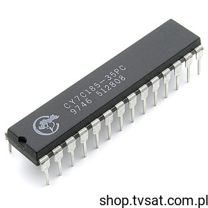 [4szt] CY7C185-35PC Static R-W RAM 64K DIP28L CYPPRESS