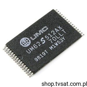 [10szt] UM62S512AX-70LLT SRAM 64Kx8 SMD-TSOP32 UMC