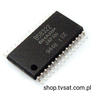 [20szt] B58322 LH5168ZD SRAM 64K SMD-SO28 SHARP