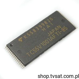 [10szt] TC55V1001AFTI-850 SRAM Memory 1M SMD-TSOP32 TOSHIBA