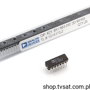 [1szt] OP421BY-883 Quadruple Operational Amplifier DIP14C AD 