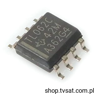 [50szt] TL062CD Dual OP Amplifier J-FET SMD-SO8 TI 