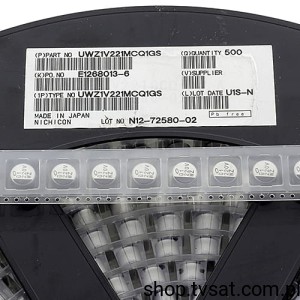 [50szt] UWZ1V221MC 220uF 35V Electrolytic SMD HICON