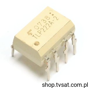 [1pc] TLP222A-2 Relay SSR 50mA 1.3V DC-IN 0.5A 60V DIP8 TOSHIBA