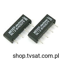 [4szt] SIL12-BV50079 Reed Relay 12VDC 1A Coil 1kOhm SIL4 MEDER