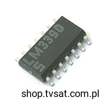 [42pcs] LM339D Quad Comparators SMD-SO14 SIGNETICS