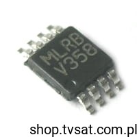 [50szt] LMV358MMX Dual OP Amplifier SMD-MSOP08 NSC
