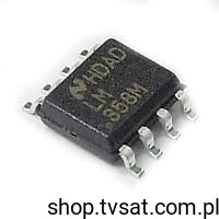 [40szt] LM358MX Dual OP Amplifier SMD-SO8 NSC