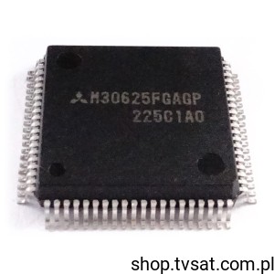[2szt] M30625FGAGP UPC 16Bit Flash ROM SMD-QFP80 MITSUBISHI BULK