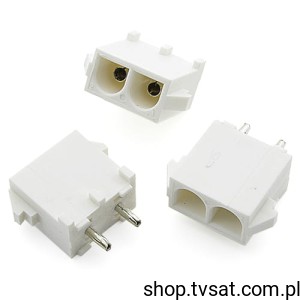[20szt] 350824-1 Power Connector 2 Pins SIL2 AMP
