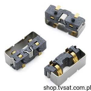 [50szt] 2332001912W 2Pin Connector Gold 2mm Height SMD RICHTEK