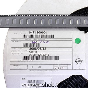 [300szt] 474800001 4 Pin Battery Connector SMD MOLEX