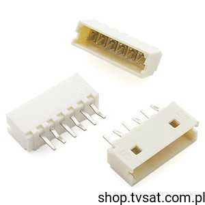 [50szt] CONNECT-1X6-PIN Connector 6 Pin R=2.00mm SIL6 MOLEX