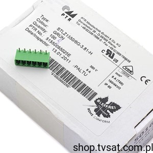 [20szt] STLZ1550/6G-3-81-H Connector 6 Pin Horiz in Case THT PTR