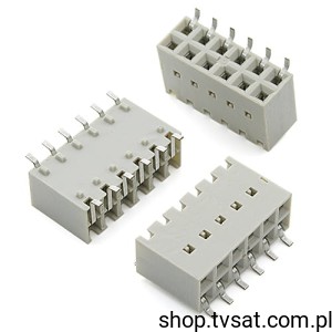 [20szt] 71609-406A Socket 2 x 6 Pin Horiz SMD BERG