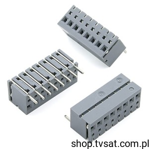 [40szt] MGF91108-1-0-808 Socket 8 Pin Horizont SIL8 STOCKO