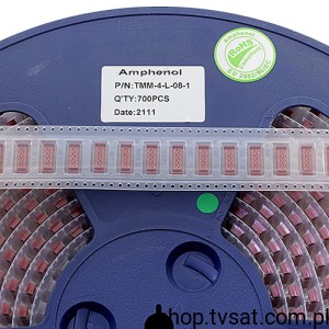 [20szt] TMM-4-L-08-1 Connect DIP Straight Female Lock 8W THT AMPHENOL