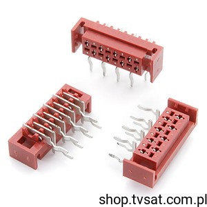 [40szt] TMM-5-L-08-1 Connect DIP R/A Female with Lock 8W THT AMPHENOL