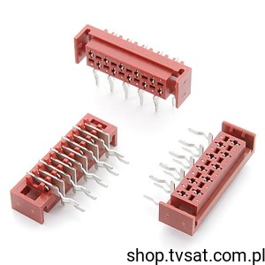 [20szt] TMM-5-L-10-1 Socket DIP R/a Lock 1.27mm 10Way THT AMPHENOL