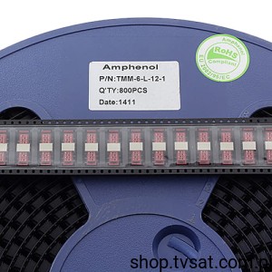 [40szt] TMM-6-L-12-1 Connector Straight Female Lock 12W SMD AMPHENOL