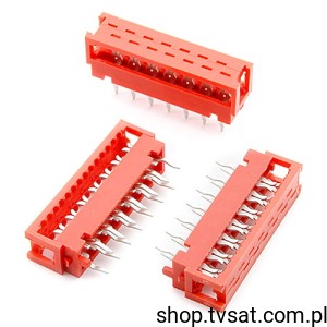 [20szt] TMM-2-0-14-1 Connector IDC Plug Wire to Board 14W THT AMPHENOL