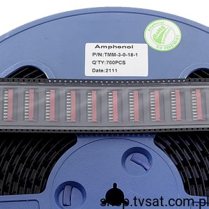 [20szt] TMM-3-0-18-1 Connector Plug DIP 1.27mm 18Way THT AMPHENOL