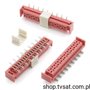 [20szt] TMM-6-L-18-1 Connector Straight Female Lock 18W SMD AMPHENOL