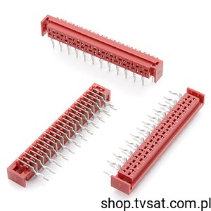 [20szt] TMM-5-L-24-1 Socket DIP R/a Lock 1.27mm 24Way THT AMPHENOL