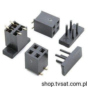 [50szt] 625-0420-60-2-2-00 2 x 2 Pin Socket SMD WEITRONIC