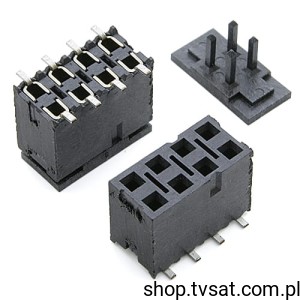 [10szt] SSM-104-S-DV-P-TR Socket 2 x 4 Pin SMD SAMTEC