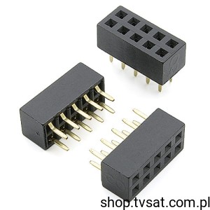 [20szt] M22-7140542 Socket 2 x 5 Pin THT HARWIN