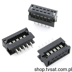 [50szt] 10-PIN-TO-TAPE Socket 2X5 Pin to Wire R2.54 THT MOLEX